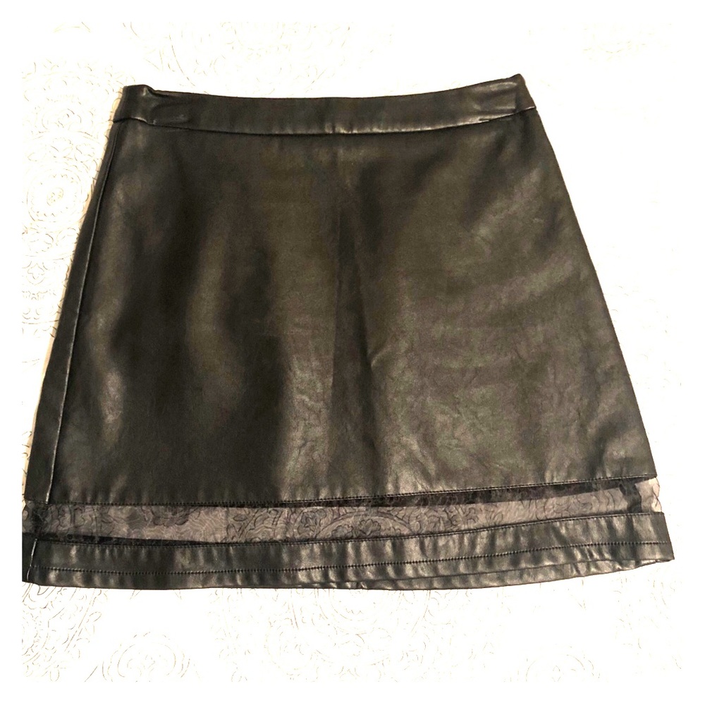 Faux Leather Skirt. Worn once. Forever 21